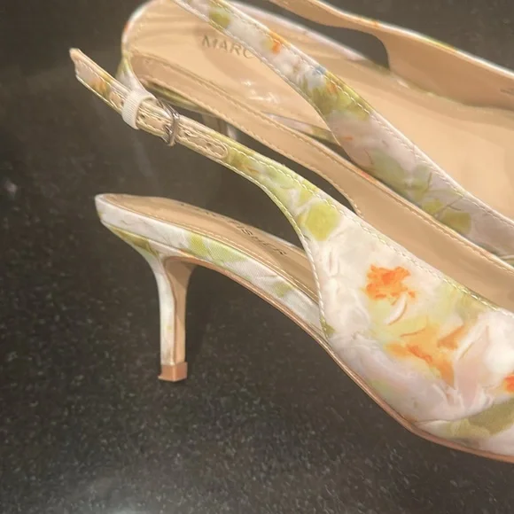 Marc Fisher size 8.5 bow highlight kitten heels - Picture 3 of 5